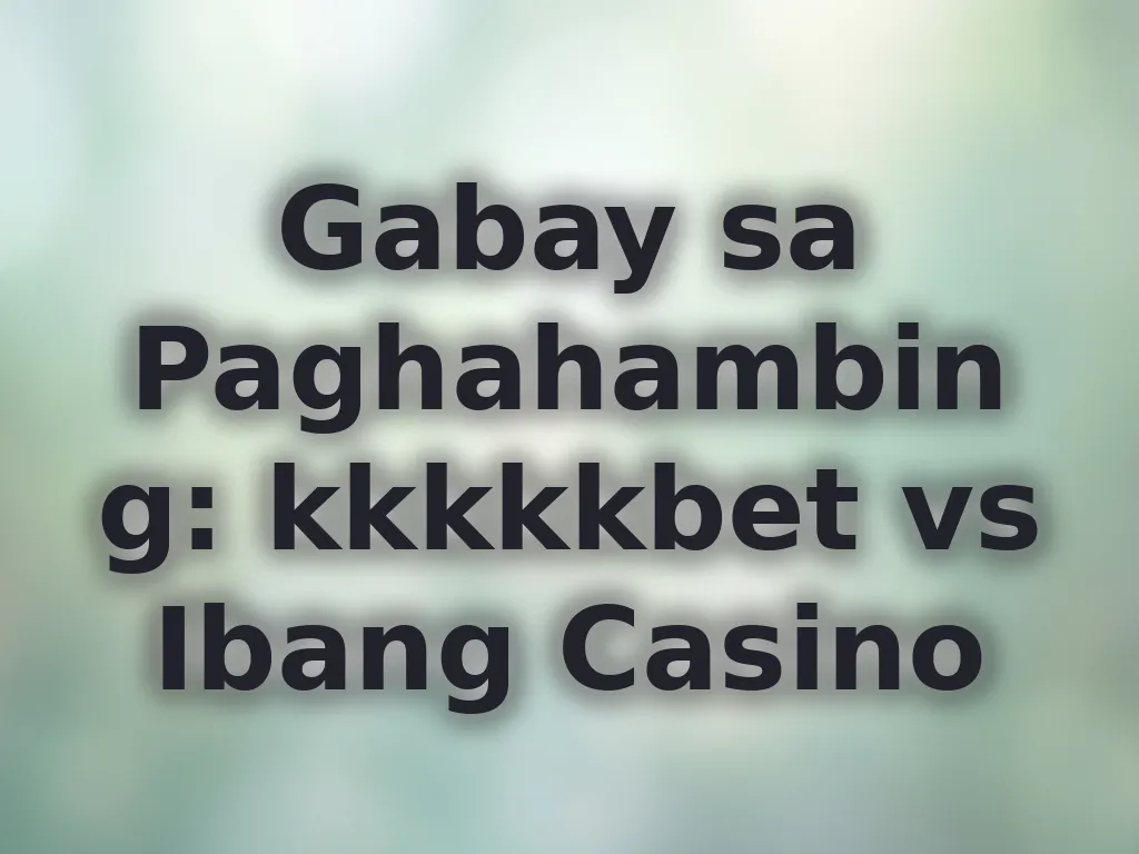 Gabay sa Paghahambing