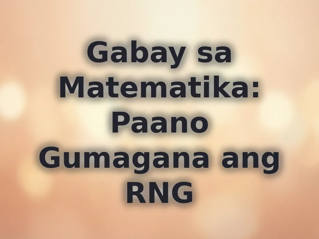 Gabay sa RNG